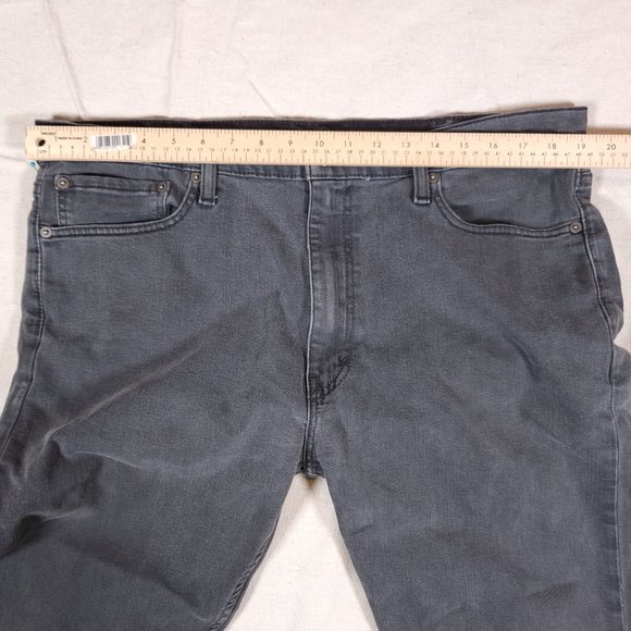 Levis 513 Jeans Mens Label Size 38x32 (~31) Slim Straight Denim Pants Casual - Picture 4 of 16